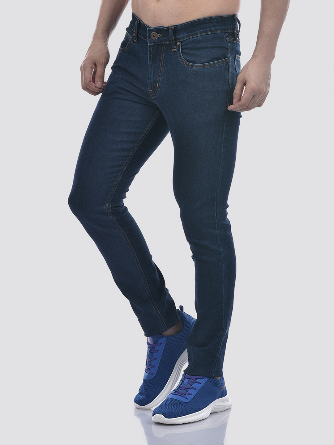 Numero Uno Men Blue Skinny Fit Sustainable Jeans